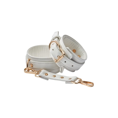 OK Nina - Blaze Elite Eco Leather Luxury Handcuffs White [7]