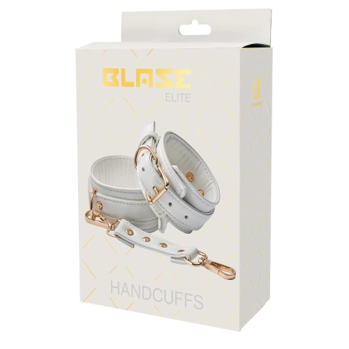 OK Nina - Blaze Elite Eco Leather Luxury Handcuffs White [9]