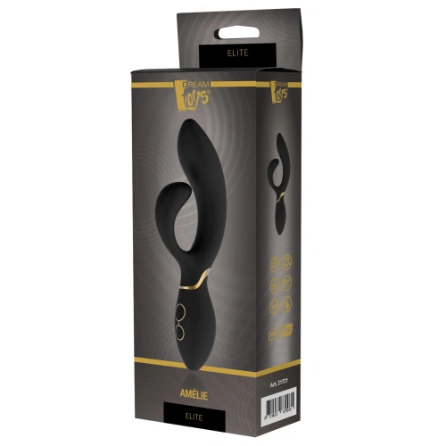 ​Flexible rechargeable G-spot rabbit vibrator made of silicone Amelie [4]