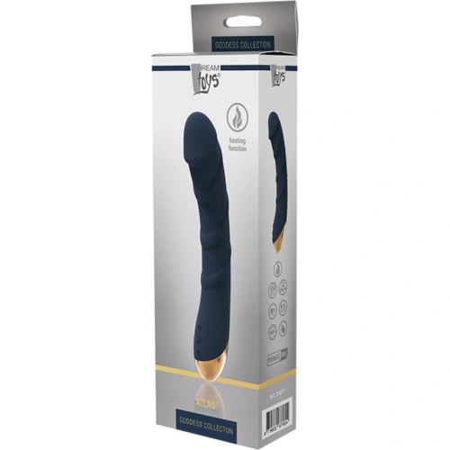 ​Flexible rechargeable silicone G-spot vibrator with Atlas heating function [4]