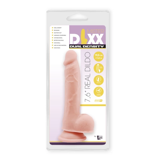 Mister Dixx 19.5 cm double-layer realistic testicle dildo [6]