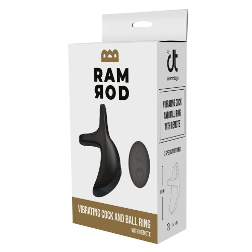 Nina - Vibrating Penis Ring with Remote Control Ramrod [7]