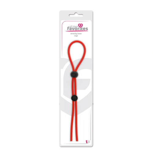Double Adjustable Stretchy Lasso Cage Penis Restraint [5]