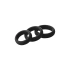 **Dilyana- Set of 3 pcs. Ram Rod silicone penis rings black [1]
