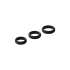 **Dilyana- Set of 3 pcs. Ram Rod silicone penis rings black [6]