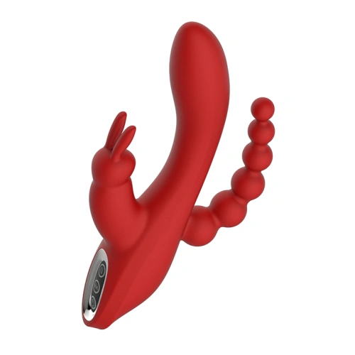Rechargeable anal-vaginal rabbit vibrator made of silicone Hera [1]