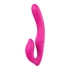 Strapless strap-on with rechargeable vibrating dildo and wireless remote [1]