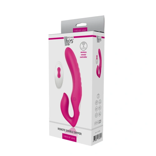 Strapless strap-on with rechargeable vibrating dildo and wireless remote [7]