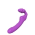 Powerful strapless strap-on rechargeable vibrating dildo Double Dipper purple [2]
