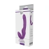 Powerful strapless strap-on rechargeable vibrating dildo Double Dipper purple [3]