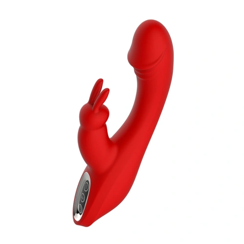 **Dilyana- Rechargeable rabbit vibrator made of silicone Artemis red [1]