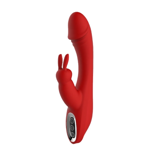 **Dilyana- Rechargeable rabbit vibrator made of silicone Artemis red