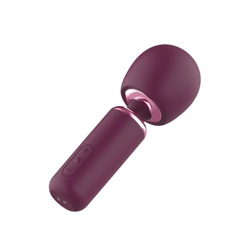 Rechargeable Bold Travel Wand Purple Massager [2]