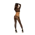 Dreamgirl Zebra Fishnet Two Piece Set 0423 Size S/L [1]
