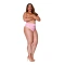 Dreamgirl 1477 Pink High Waist Lace Brazilian