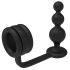 Nina - 2 in 1 silicone toy cock ring with anal rosary Ramrod [4]
