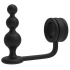 Nina - 2 in 1 silicone toy cock ring with anal rosary Ramrod