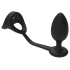 Ramrod Cockstrap Silicone Butt Plug with Penis and Testicle Clamp [5]
