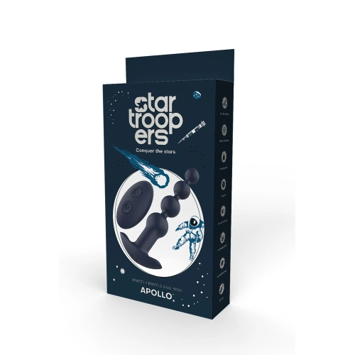 Star Troopers Apollo Remote Control Rechargeable Silicone Anal Beads [13]