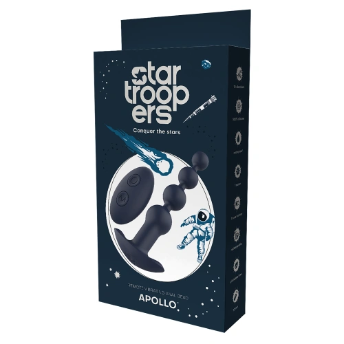 Star Troopers Apollo Remote Control Rechargeable Silicone Anal Beads [14]