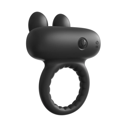 Dilyana- Rechargeable silicone penis ring with clitoris stimulator Rabbit Ramrod [5]