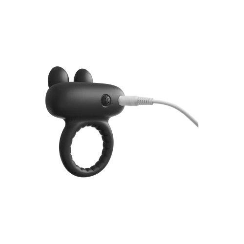 Dilyana- Rechargeable silicone penis ring with clitoris stimulator Rabbit Ramrod [6]