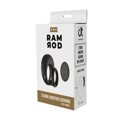 Dilyana - Ram Rod Strong Silicone Rechargeable Double Penis Ring with Remote [13]