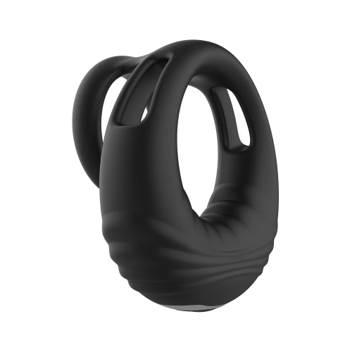 Dilyana - Ram Rod Strong Silicone Rechargeable Double Penis Ring with Remote [4]