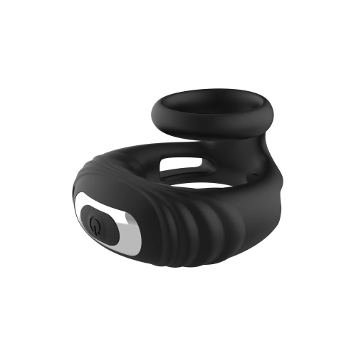 Dilyana - Ram Rod Strong Silicone Rechargeable Double Penis Ring with Remote