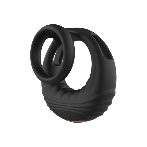Dilyana - Ram Rod Strong Silicone Rechargeable Double Penis Ring with Remote [6]
