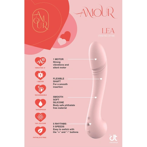 Ver. new Lea Silicone Rechargeable Vibrator [5]