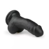 Realistic small dildo with testicles Easy 15 cm. black [1]