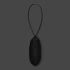 Rechargeable Silicone Vibro Egg with Remote Luv Egg Black [8]