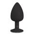 Silicone anal dilator with Diamond L crystal black [1]