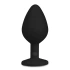 Silicone anal dilator with Diamond M black crystal [1]