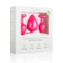 Set of 3 pcs. silicone anal dilators with Diamond pink crystal [6]