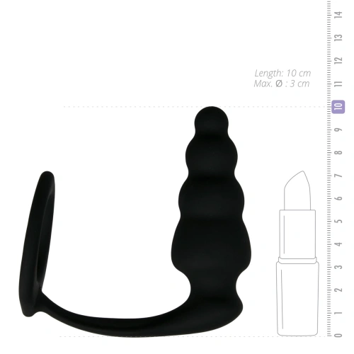 Relief anal stimulator with penis ring Pleasing Plug [3]