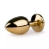 Color* Dilyana- Metal anal expander-jewel in gold with purple crystal small [1]