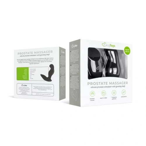 Easy Toys Prostate Massager Rechargeable Prostate Massager with Rotation and Remote Control [7]
