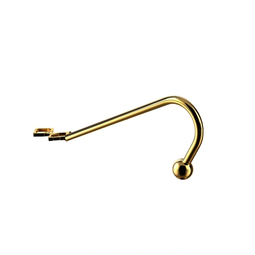 Luxury telescopic anal hook made of steel Lockink gold [3]