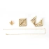 Lockink Luxury Gold Thin Chain Nipple Clip and Lightweight Pendant Set [2]