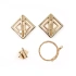 Lockink Luxury Gold Thin Chain Nipple Clip and Lightweight Pendant Set [3]