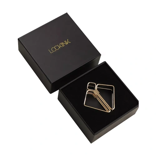Nina - Original Lockink steel nipple clips gold [2]