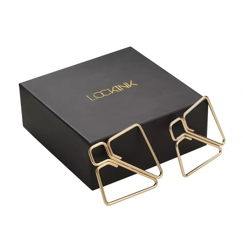 Nina - Original Lockink steel nipple clips gold
