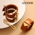 Nina - Luxury Leather Lockink Wrist Restraints [5]