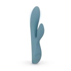 ​​The Violet luxury rechargeable G-spot rabbit vibrator made of silicone
