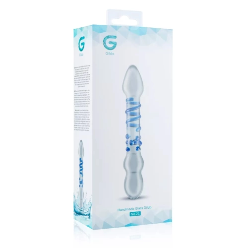 ​Glass embossed double-ended dildo Gildo 21 [5]
