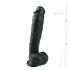 Large realistic dildo with testicles Easy 26.5 cm. black [3]