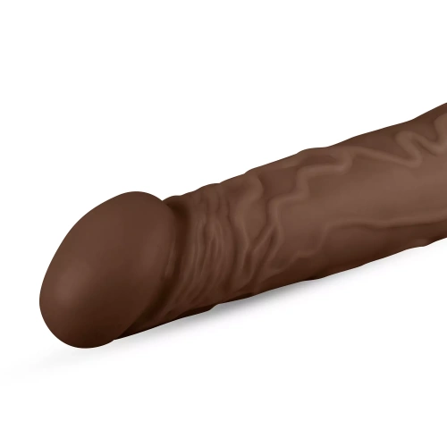 Big realistic dildo with vacuum base David brown [4]