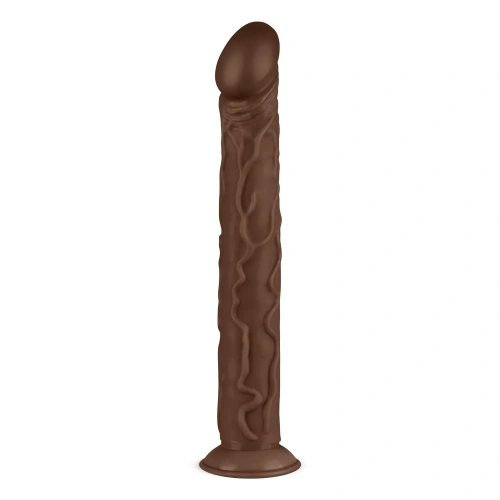 Big realistic dildo with vacuum base David brown